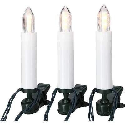Afbeelding van Konstsmide Led boomketting, toplampen, &quot;One String&quot;, 25 fonkelende barnsteenkleurige diodes, 4,5 V, binnen, groene kabel 1139 020