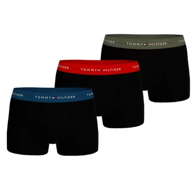 Afbeelding van Tommy Hilfiger Trunk 3 PACK Onderbroeken, Heren, Maat: Large, Indigo/red/olive