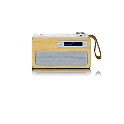 Afbeelding van Lenco PDR 040BAMBOO WH DAB+/FM radio Bluetooth® Bamboo Wit White