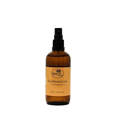 Afbeelding van 100% Pure Zoete Amandelolie 100 ml Ideaal als verzachtend en middel voor de gevoelige huid. Haar voeding. Elastiserende werking tegen striae.