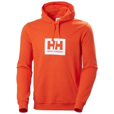 Afbeelding van Helly Hansen Heren HH Box Hoodie, 147 Kerstomaat, S