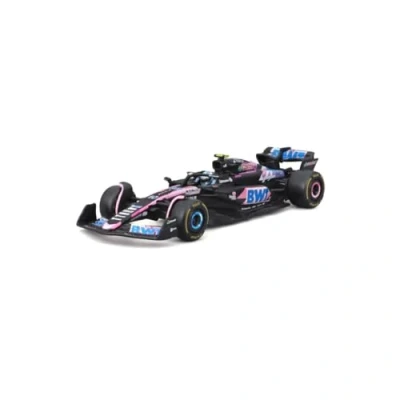 Afbeelding van Bburago BWT Alpine A524 Pierre Gasly #10 2024 Realistische 1:43 schaalmodel auto, bestuurd door Gasly, officiële Renault licentie, aanbevolen leeftijd 3 + jaar