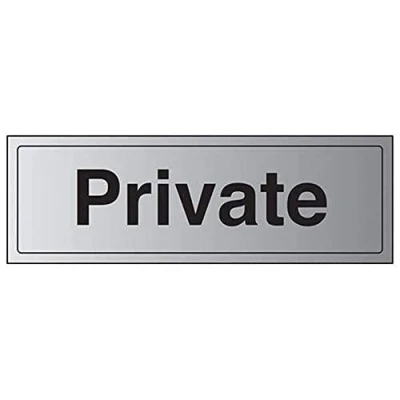 Afbeelding van VSafety Algemeen Deur Privé teken 300mm x 100mm