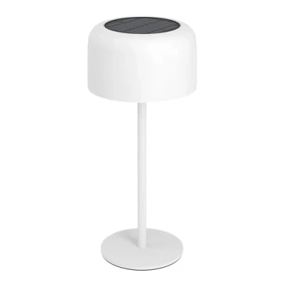 Afbeelding van EGLO Roccanova Tafellamp Oplaadbaar (tot 22 uur licht) Solar 30 cm Wit Draadloos Dimbaar Binnen en Buiten