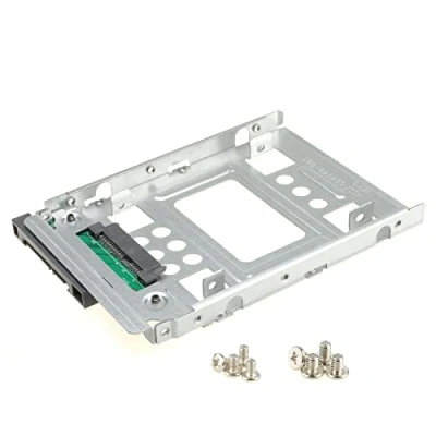 Afbeelding van DSLRKIT 2,5&quot; SSD naar 3,5&quot; SATA harde schijf HDD adapter caddy lade cage hot swap plug, herbruikbaar