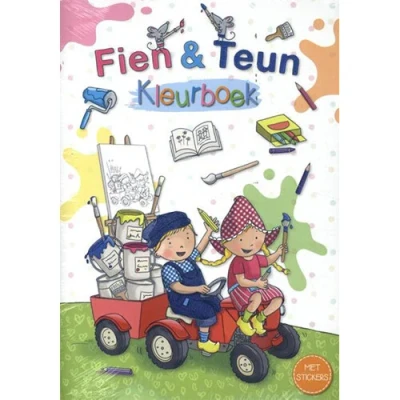 Afbeelding van Uitgeverij witte leeuw fien &amp; teun kleurboek
