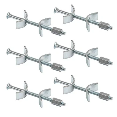Afbeelding van LouMaxx Aansluiting werkblad meubelverbinder, 100 mm, 6 stuks. afdichting keuken schroeven voor meubelmontage montagebeslag veilige en stabiele oplossing