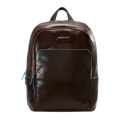 Afbeelding van Piquadro Blue Square backpack mahogany Laptoptas