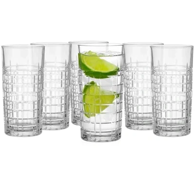 Afbeelding van Glasmark KROSNO 1992 Glazenset 6 delig Drinkglazen Waterglazen Sapglazen Vaatwasmachinebestendig 6x320 ml