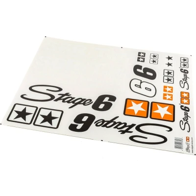Afbeelding van Stage6 Stickerset MKII Wit 20 delig 50 x 39 cm