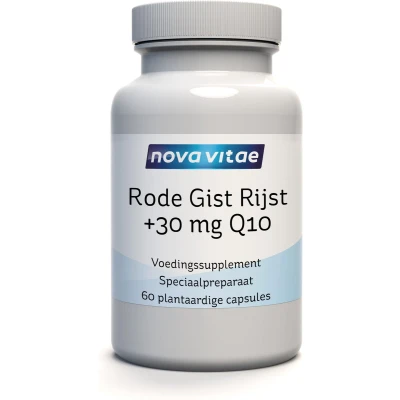 Afbeelding van Nova Vitae Rode Gist Rijst + 30mg Q10 60vc