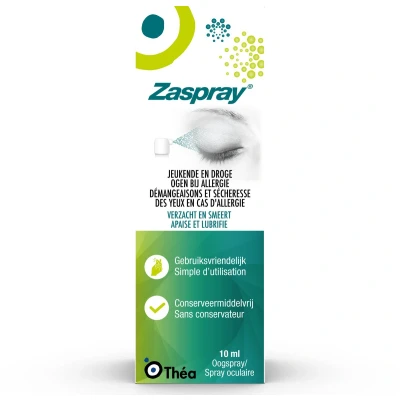 Afbeelding van Zaspray 10 ml oogspray verlichting bij jeukende en droge ogen