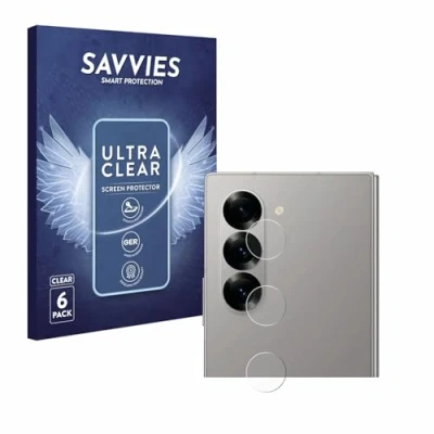 Afbeelding van Savvies (6 Stuks) Schermbeschermer voor Samsung Galaxy Z Fold6 5G (ALLEEN Camera Lens) Screen Protector Ultra Transparant