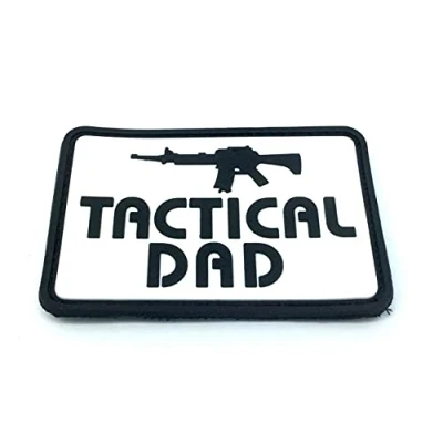 Afbeelding van Tactical Dad Morale patch PVC Airsoft paintball klittenband embleem badge