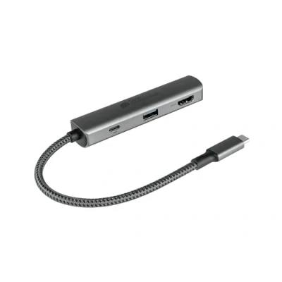 Afbeelding van Good Connections USB C Hub (3 Port) antraciet