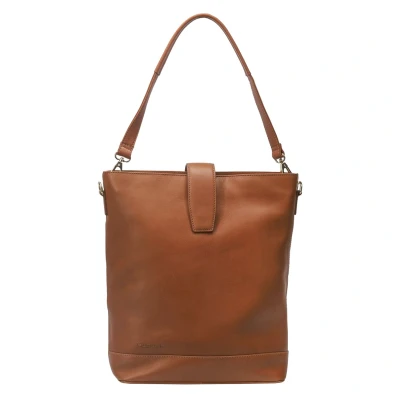 Afbeelding van Plevier Bow cognac Laptoptas