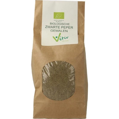 Afbeelding van Vitiv Gemalen Zwarte Peper Bio 250GR