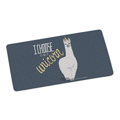 Afbeelding van Lama 12013 planken blauw, ca. 23,5 x 14,5 cm, motief en opschrift I choose to be a Unicorn, melamine, meerkleurig