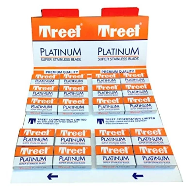 Afbeelding van 200 scheermesjes Treet Platinum