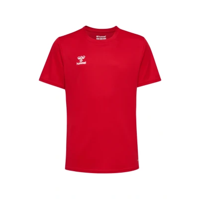 Afbeelding van Hummel Essential SS Tshirt basic voor kinderen, Maat: 152, True red