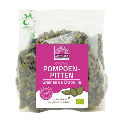 Afbeelding van Mattisson Pompoenpitten bio 200 g