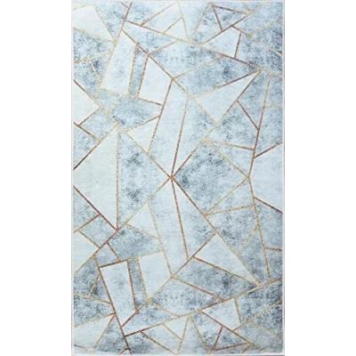 Afbeelding van MANI TEXTILE TPS_GRISDO_80 tapijt, polyester, grijs, 80 x 150