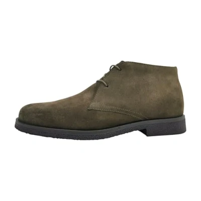 Afbeelding van Geox Heren Uomo Claudio A enkellaars, militair, 41 EU, legergroen, EU