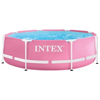Afbeelding van Intex Pink Metal Frame zwembad 244 x 76 cm