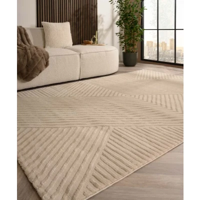 Afbeelding van Scadinavisch Vloerkleed Serene Runa Beige 200x290 Cm