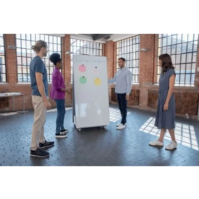 Afbeelding van White en Memobord systeem Nobo Move &amp; Meet 1800x900mm