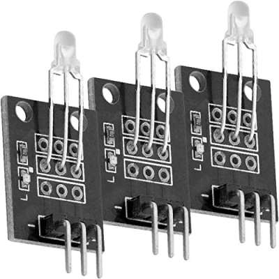 Afbeelding van AZDelivery 3 x KY 029 Bi Color LED Module 3mm compatibel met Arduino Inclusief E Book!