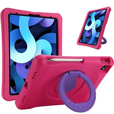 Afbeelding van ProCase Kids Hoes voor iPad Air 5 10,9&quot; 2022 / 4 2020 Pro 11 2018, Schokbestendig Kinderen Case Cover Kinderhoes Kinderbeschermhoes met Standaard Magenta