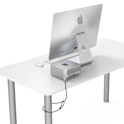 Afbeelding van Compulocks Mac Studio Ledge Lock Adapter with Combination Cable Slotset voor veiligheidskabel Apple