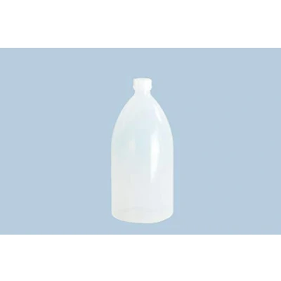 Afbeelding van Hunersdorff Fles met nauwe hals totale hoogte 264 mm d. 120 polyethyleen (LDPE) natuurlijke kleuren vulopening 21,5 inhoud