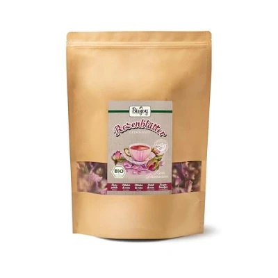 Afbeelding van Biojoy BIO rozenblaadjes gedroogd (200 g), gedroogde roze, ideaal voor rozenthee of decoratie (Rosa Damascena)
