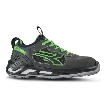 Afbeelding van U Power Baskets de sécurité basses avec renfort anti shock NEGAN Usage général ESD S1P SRC 45 Gris / Vert