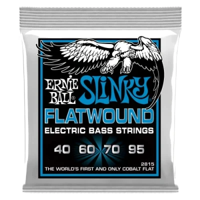 Afbeelding van Ernie Ball 2815 Extra Slinky Flatwound Bass .040 .095 snarenset