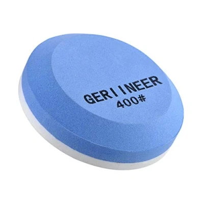 Afbeelding van slijpsteen bijl en mes, voor messen, puckslijpsteen tuingereedschap, keukenmessen, beitels, bijlen (korrel 400/800)