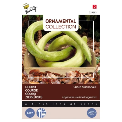 Afbeelding van Ornamental Kalebas, Gourd Cucuzi Italian Snake