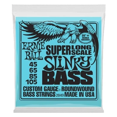 Afbeelding van Ernie Ball 2849 Super Long Scale Slinky Bass 4 snaren