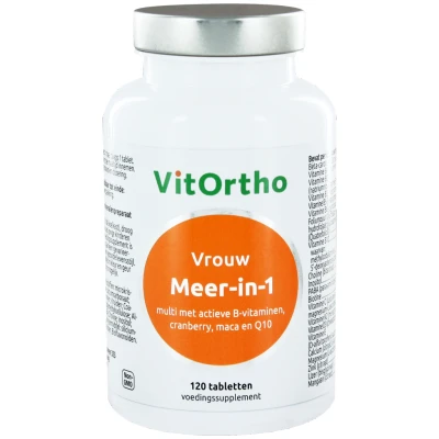 Afbeelding van Gratis Verzending: 2x Vitortho Meer In 1 Vrouw 120 tabletten
