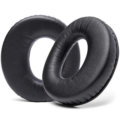Afbeelding van WC Replacement Ear Pads For Sony MDR RF985R RF970 RF970RK RF960RK RF960R RF925RK &amp; DS6500 Headphones Zachter leer, luxueus geheugenschuim, toegevoegde dikte, verbeterde geluidsisolatie Zwart