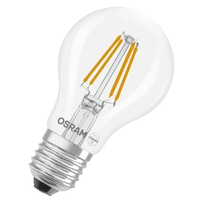 Afbeelding van OSRAM LED lamp Stervorm A40 filament, 2700 K warm wit, 3,4 W, E27, helder, 470 lm, 15.000 h, voor plafond en staande lampen, woonkamer