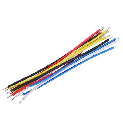 Afbeelding van Alomejor 10 Stks Gitaardraad Elektrische Gitaar Bas Inner Connecting Circuit Draad voor Instrument Aansluitkabel (19cm)