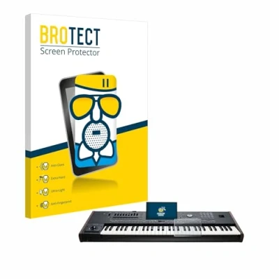 Afbeelding van BROTECT Screenprotector voor KORG Pa5X Folie Beschermfolie Beschermglas matte