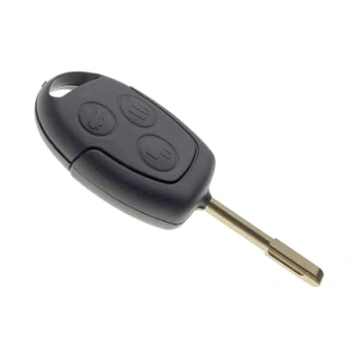 Afbeelding van JONGO sleutelbehuizing met lemmet, compatibel Ford Transit, Connect, Cougar en Fiesta Model afgerond lemmet Plip auto bedrijfswagen afstandsbediening 3 toetsen