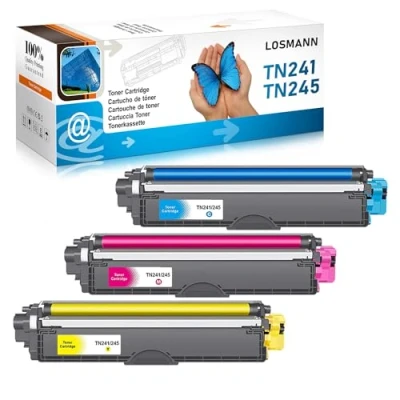 Afbeelding van LOSMANN Toner compatibel met Brother TN 241 245 voor DCP 9020CDW 9022CDW MFC 9130CW 9140CDN 9142CDN 9330CDW 9332CDW 9340CDW 9342CDW HL 3140CW 3142CW