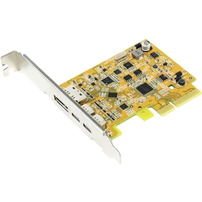Afbeelding van Sunix UPA2015 PCI Express kaart, USB 3.2 Gen2 10G, DP Alt Mode hostkaart met 2 C poorten