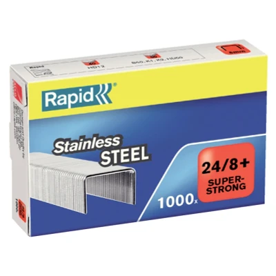 Afbeelding van Nieten Rapid 24/8 RVS superstrong 1000 stuks