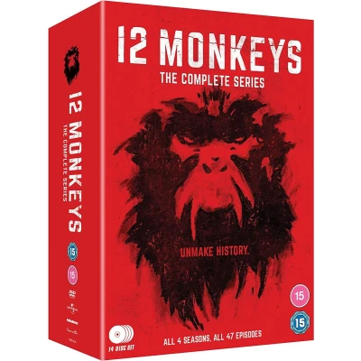 Afbeelding van 12 Monkeys Complete Serie DVD Import zonder NL ondertiteling